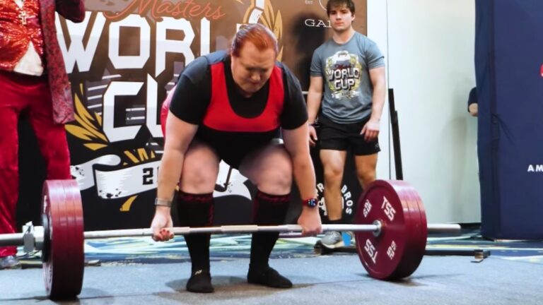 Masters Powerlifter Racheal Paveglio (100 KG+) Sets Raw World Record with 230-Kilogram (507-Pound) Deadlift