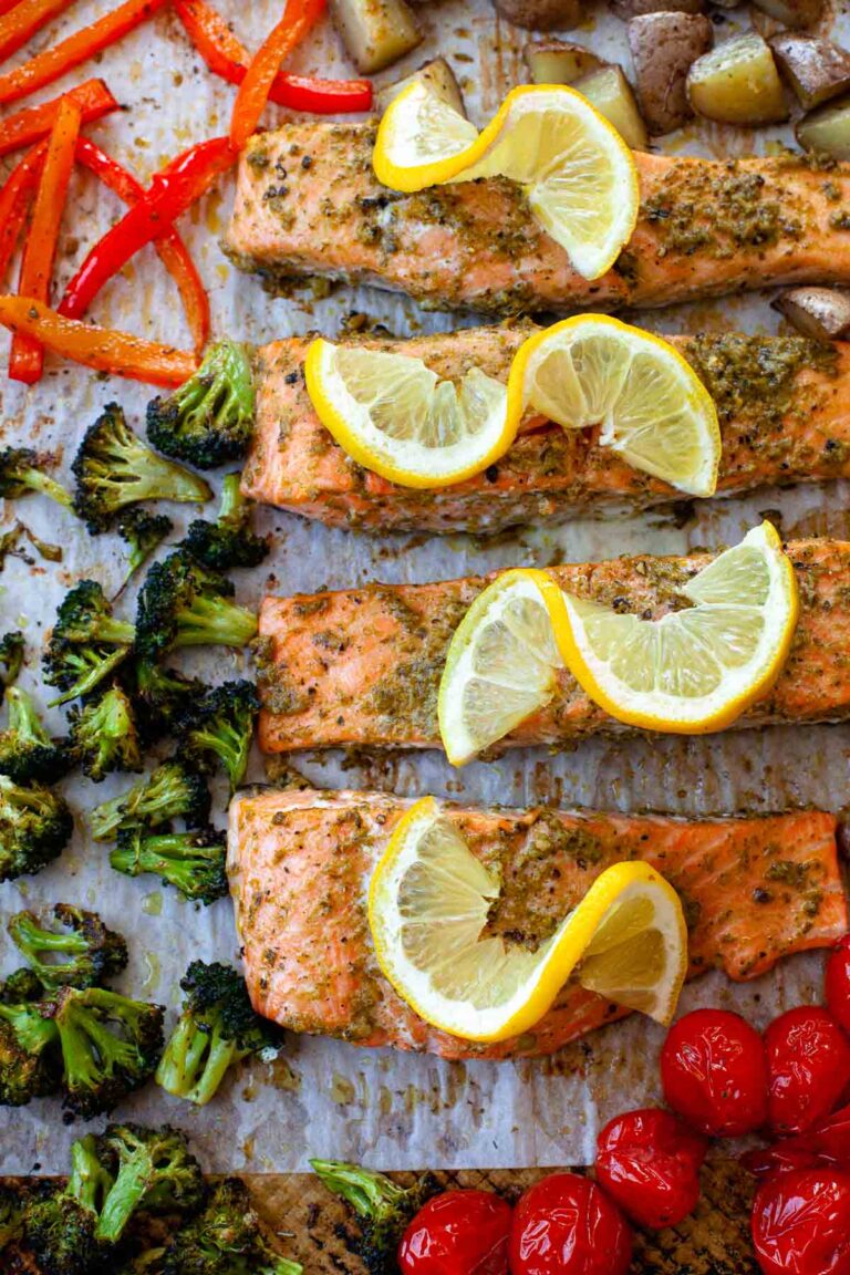 Sheet Pan Salmon and Veggies