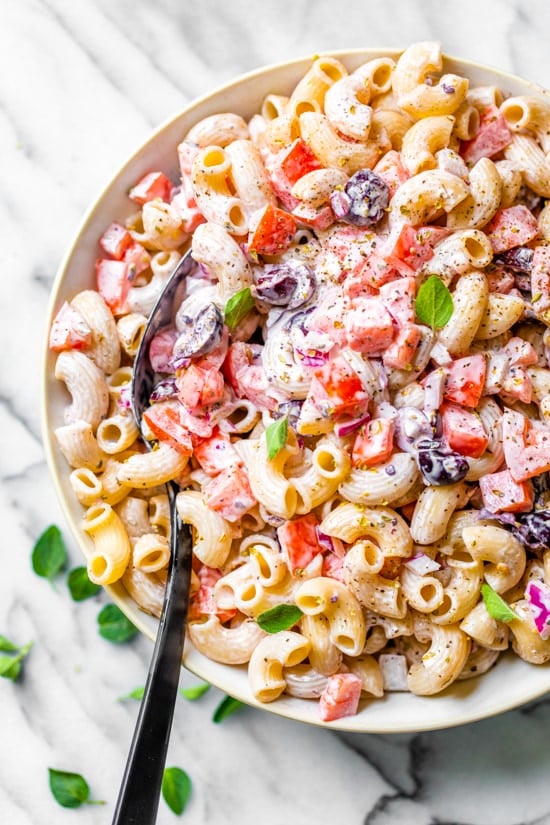 Macaroni Salad with Tomatoes – health foods diets