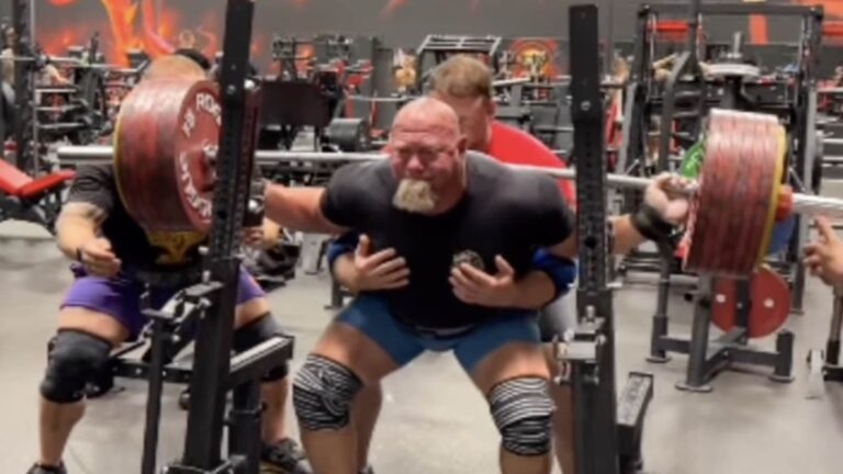 Nick Best Crushed a 350-Kilogram (771.6-Pound) Squat 5 Months After Kidney Surgery