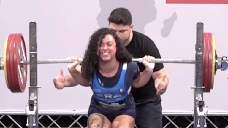 Prescillia Bavoil (69KG) Breaks Squat, Total World Records at 2023 IPF Worlds