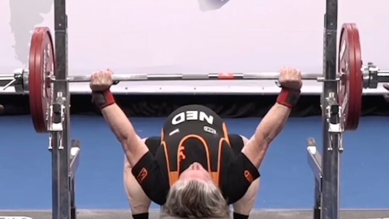 lelja Strik (84KG) Bench Presses 132.5 Kilograms (292.1 Kilos) for Raw Masters IPF World Record