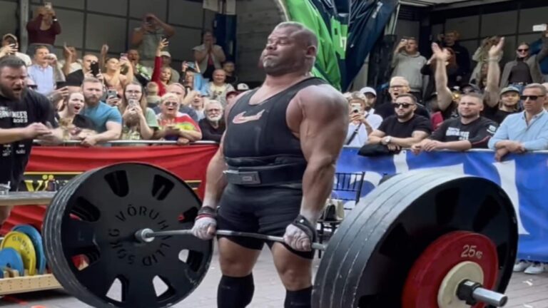 Rauno Heinla Pulls One other World Record with 540-Kilogram (1,190.5-Pound) 18-Inch Deadlift