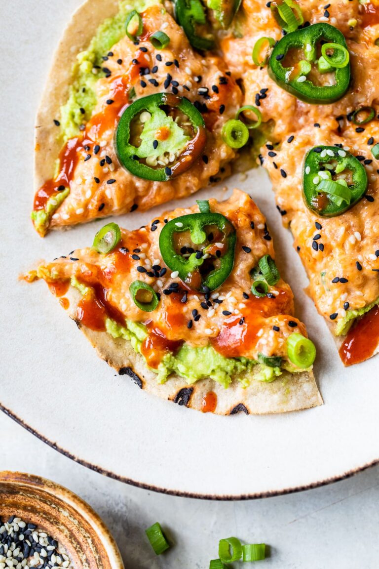 Spicy Salmon Sushi Pizza – health foods diets