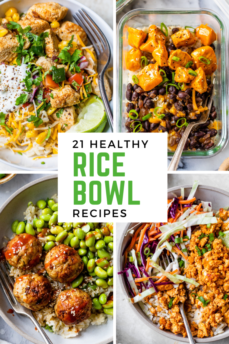 21 Healthy Rice Bowl Recipes