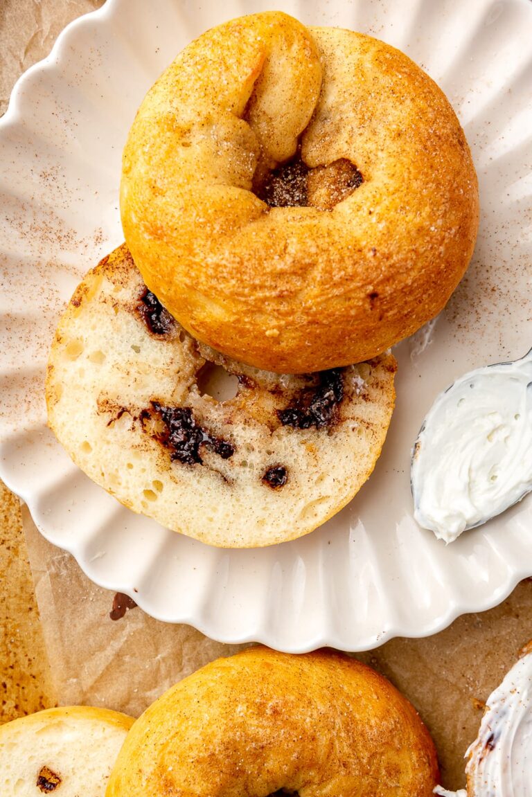 Babka-Inspired Bagels (Chocolate Chip Cinnamon Bagels)