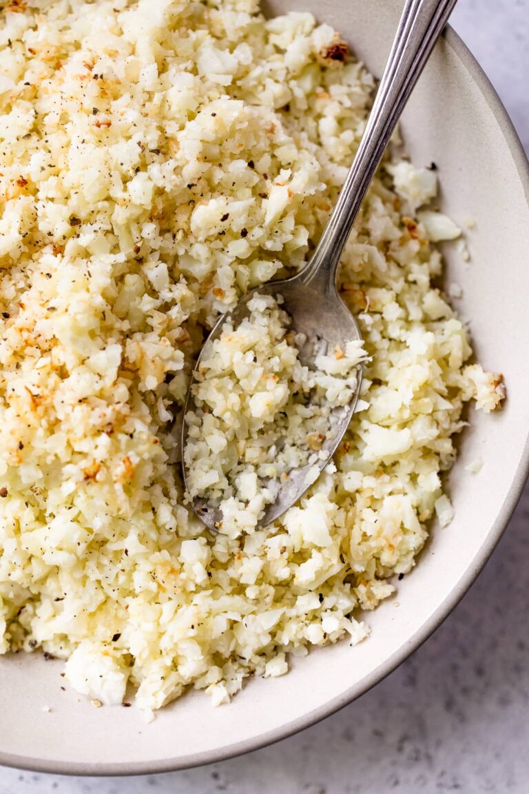 Cauliflower Rice | How To Make Two Ways, Skillet or Oven Roasted