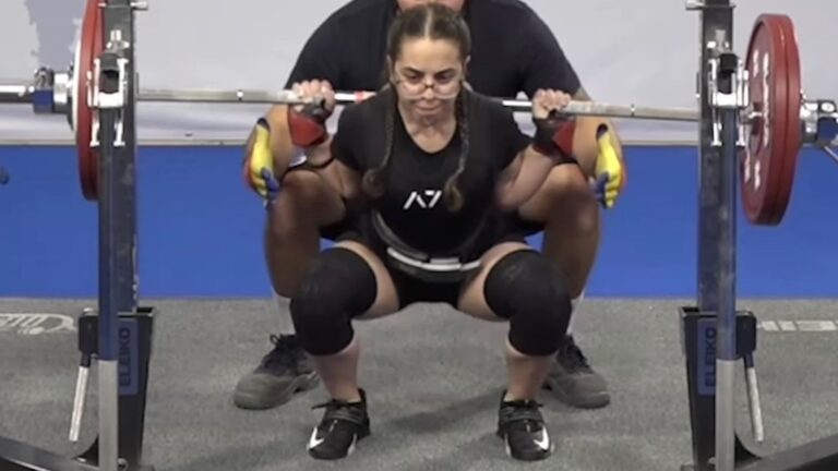 Elisa Misiano (52 KG) Sets Sub-Junior World Record with 138.5-Kilogram (305.3-Pound) Squat