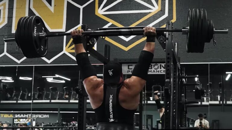 Evan Singleton Overhead Presses 204 Kilograms (450 Kilos) Less Than Two Weeks Out of 2023 Shaw Classic