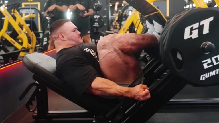 Nick Walker Brings the Intensity on Leg Day During 2023 Mr. Olympia Prep