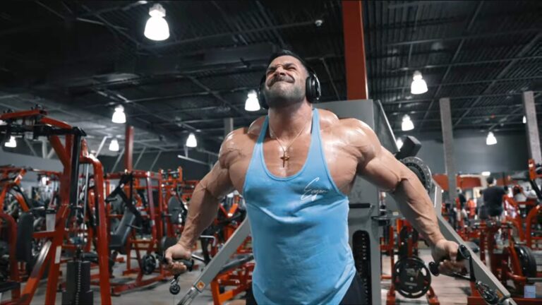 Derek Lunsford Crushes Chest and Ab Training 6 Weeks Out From 2023 Mr. Olympia