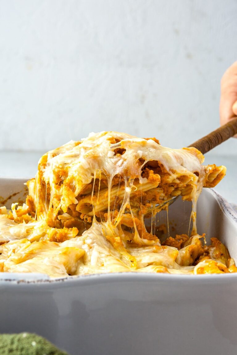 Cheesy Baked Pumpkin Pasta – health foods diets