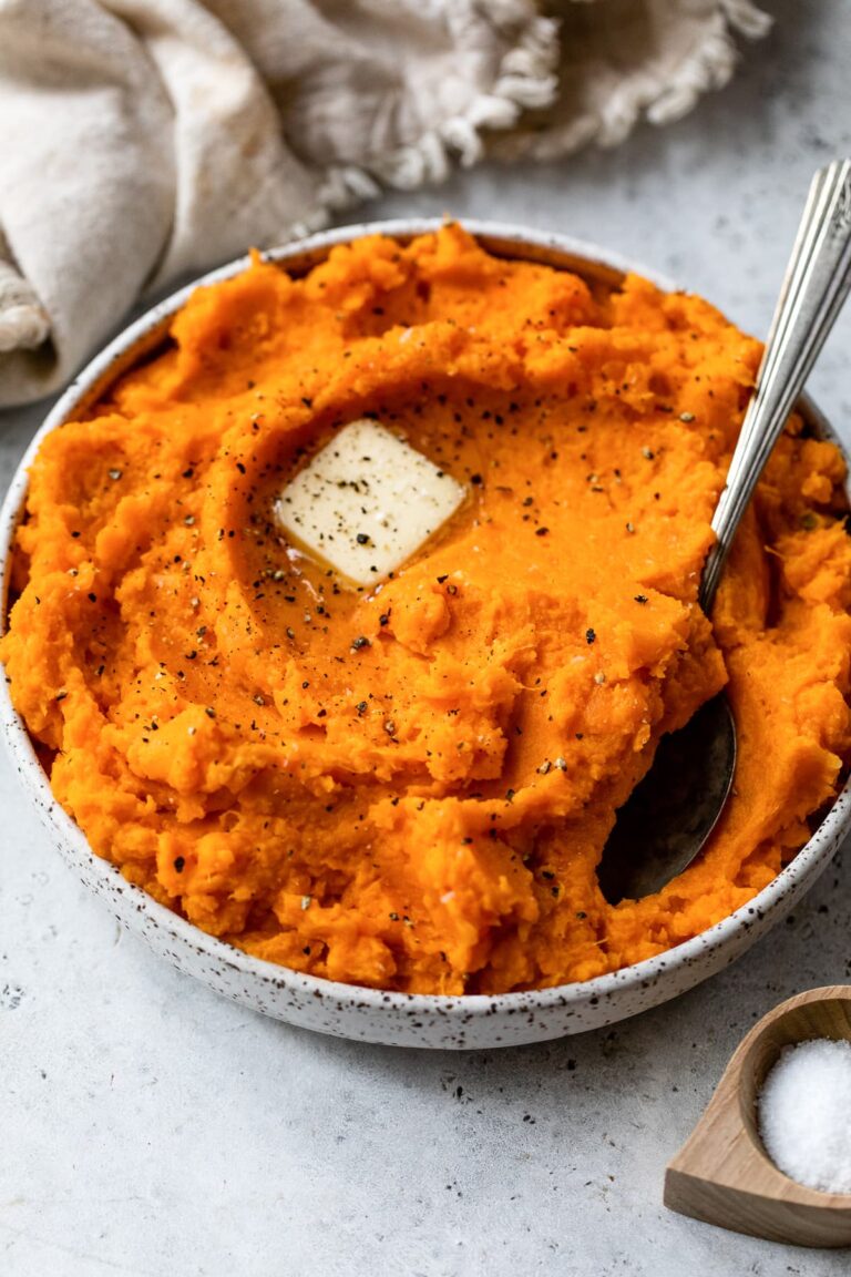 Mashed Sweet Potatoes | Savory & Healthy Sweet Potatoes