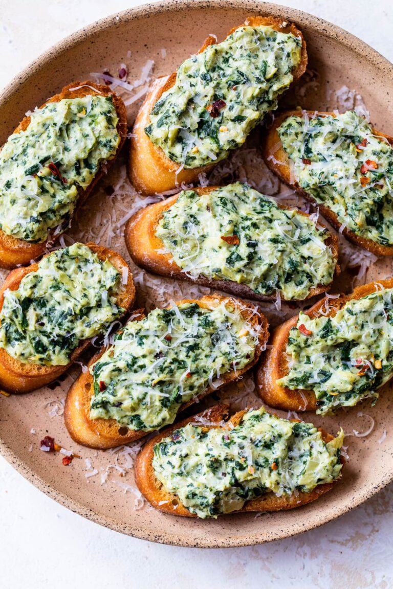 Spinach-Artichoke Crostini – health foods diets