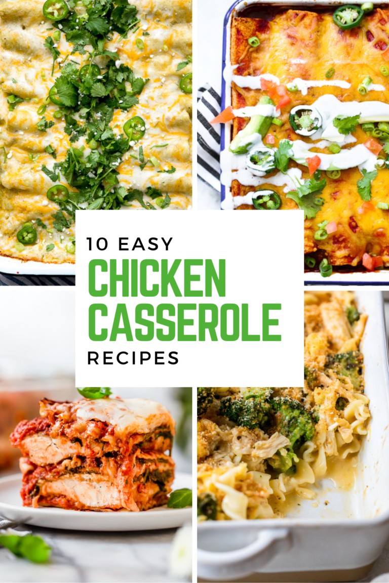 10 Easy Chicken Casserole Recipes l health foods diets