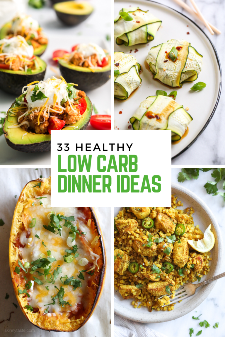 33 Easy Low Carb Dinner Ideas l health foods diets