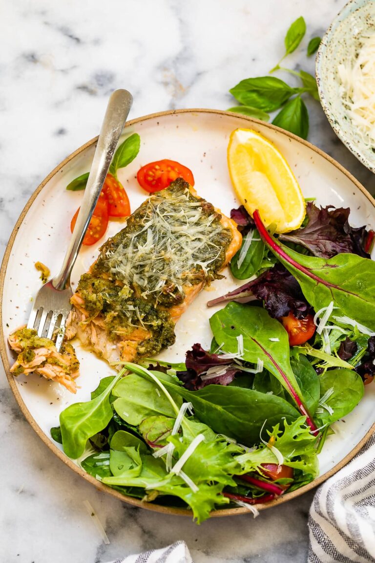 Pesto Salmon – health foods diets