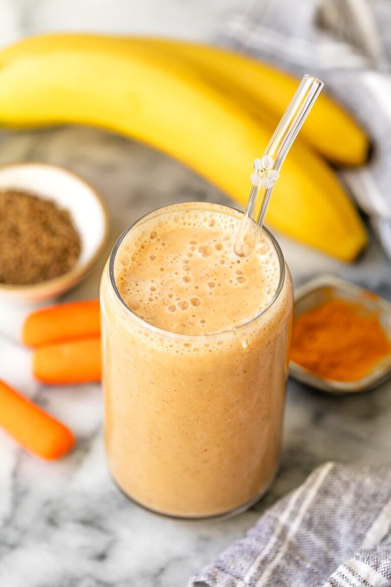 Carrot Banana Protein Smoothie – health foods diets